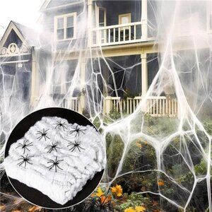 950 sqft Spider Webs Halloween-Decorations Halloween Spider Web Cobwebs